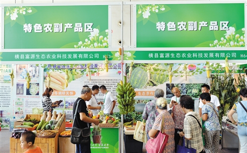 2016年橫縣名特優(yōu)產(chǎn)品展銷會(huì) 茉莉飄香處，物產(chǎn)薈邕城